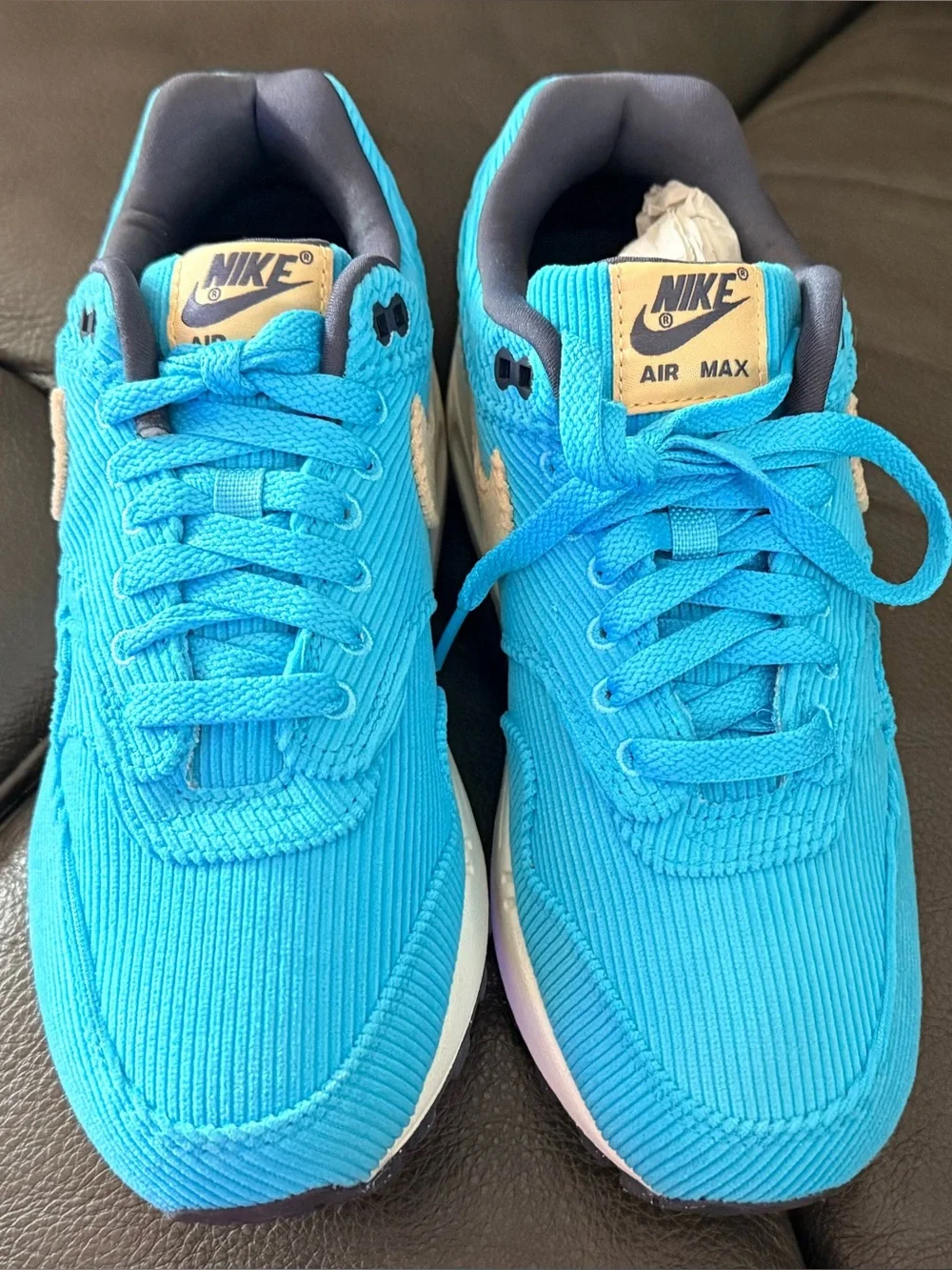 NIB Nike Air Max 1PRM blue corduroy size 6.5